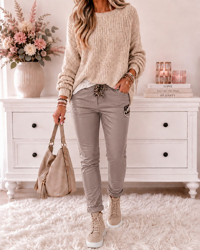 Leder look hose - 38, 40