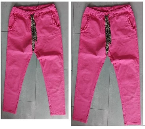 Damen hose made italy pink - damen,