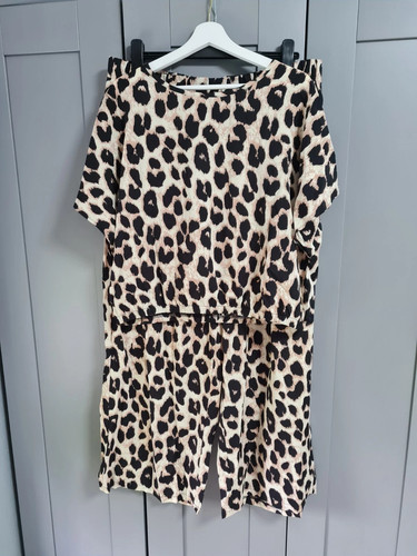 Leo 2teiler lange weite hose - weite,