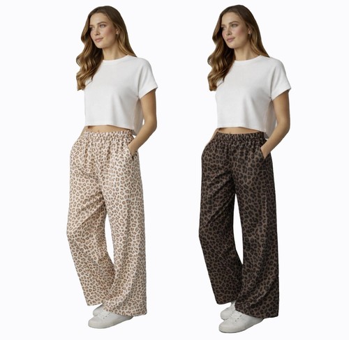 Hose damen leo print - damen,