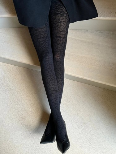 Leo gemusterte strumpfhose - leo,