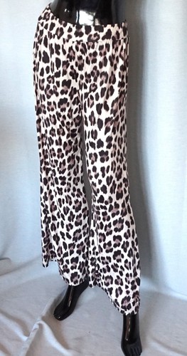 Leo print hose pants - leo,