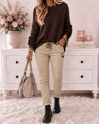 Leder look hose - 42,